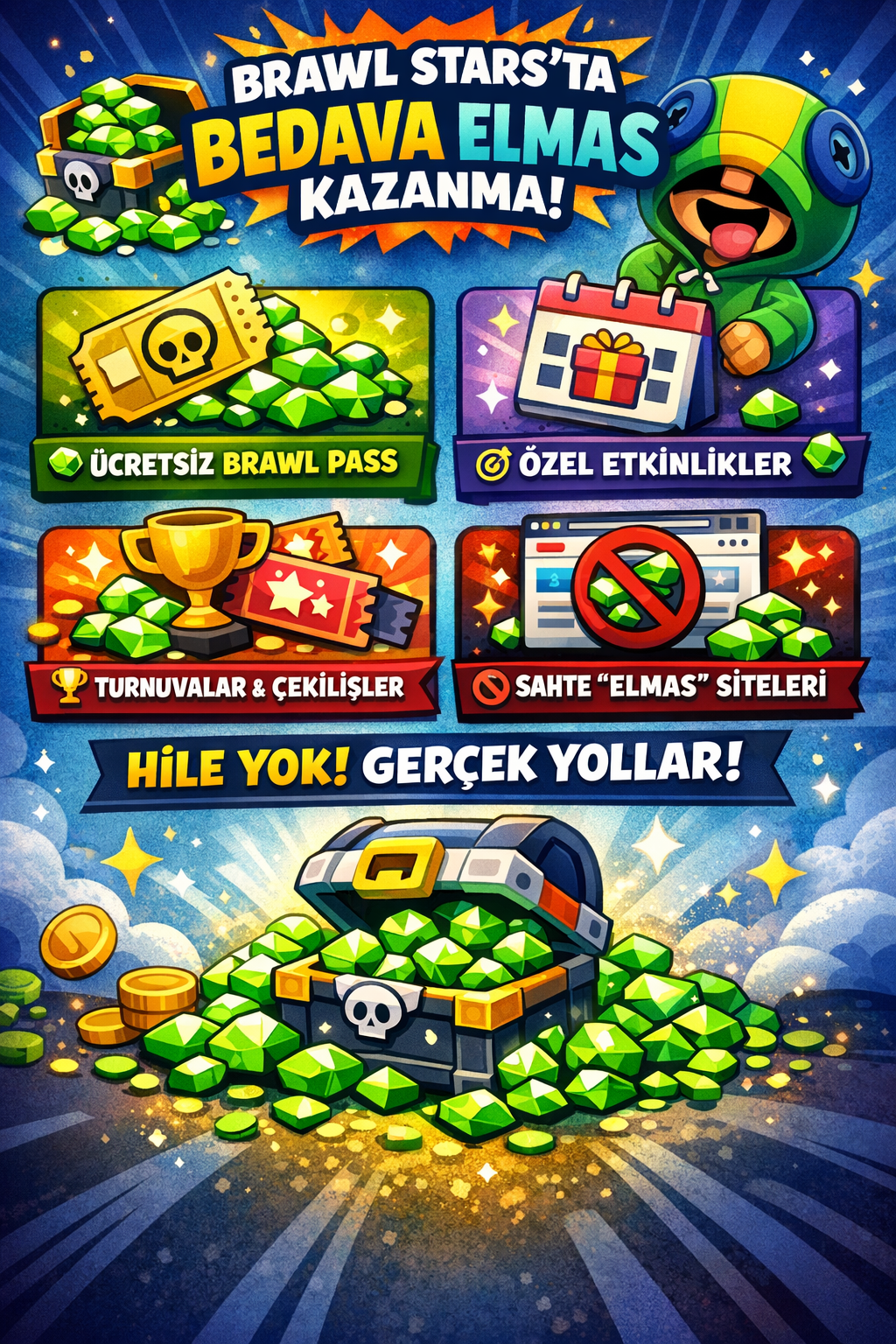 💎 Brawl Stars’ta Bedava Elmas Kazanma Yolları 2026 Güncel