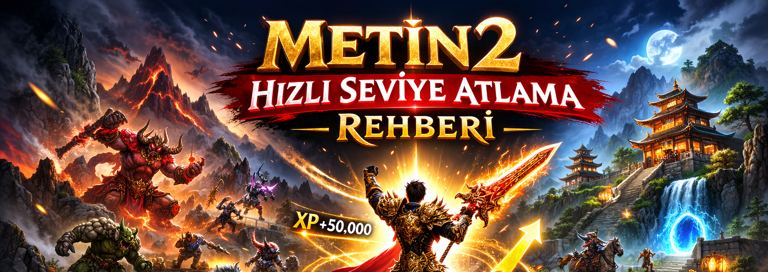 Metin2 Hızlı Seviye Atlama Rehberi (Map + Boss Odaklı Rota)