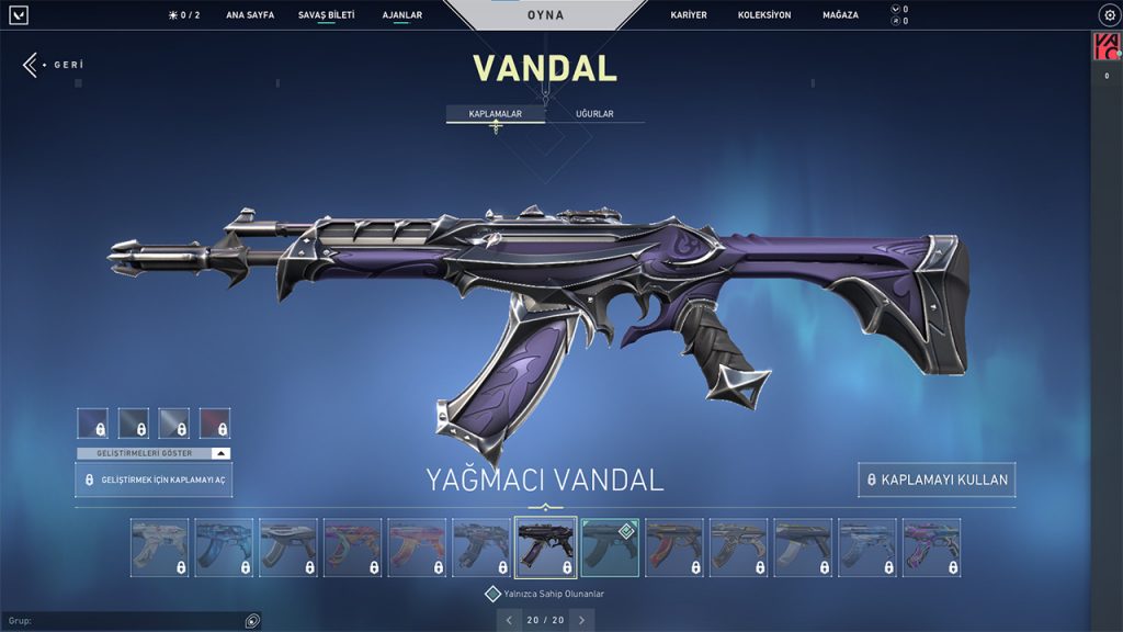 Valorant Yağmacı Vandal Kaç VP