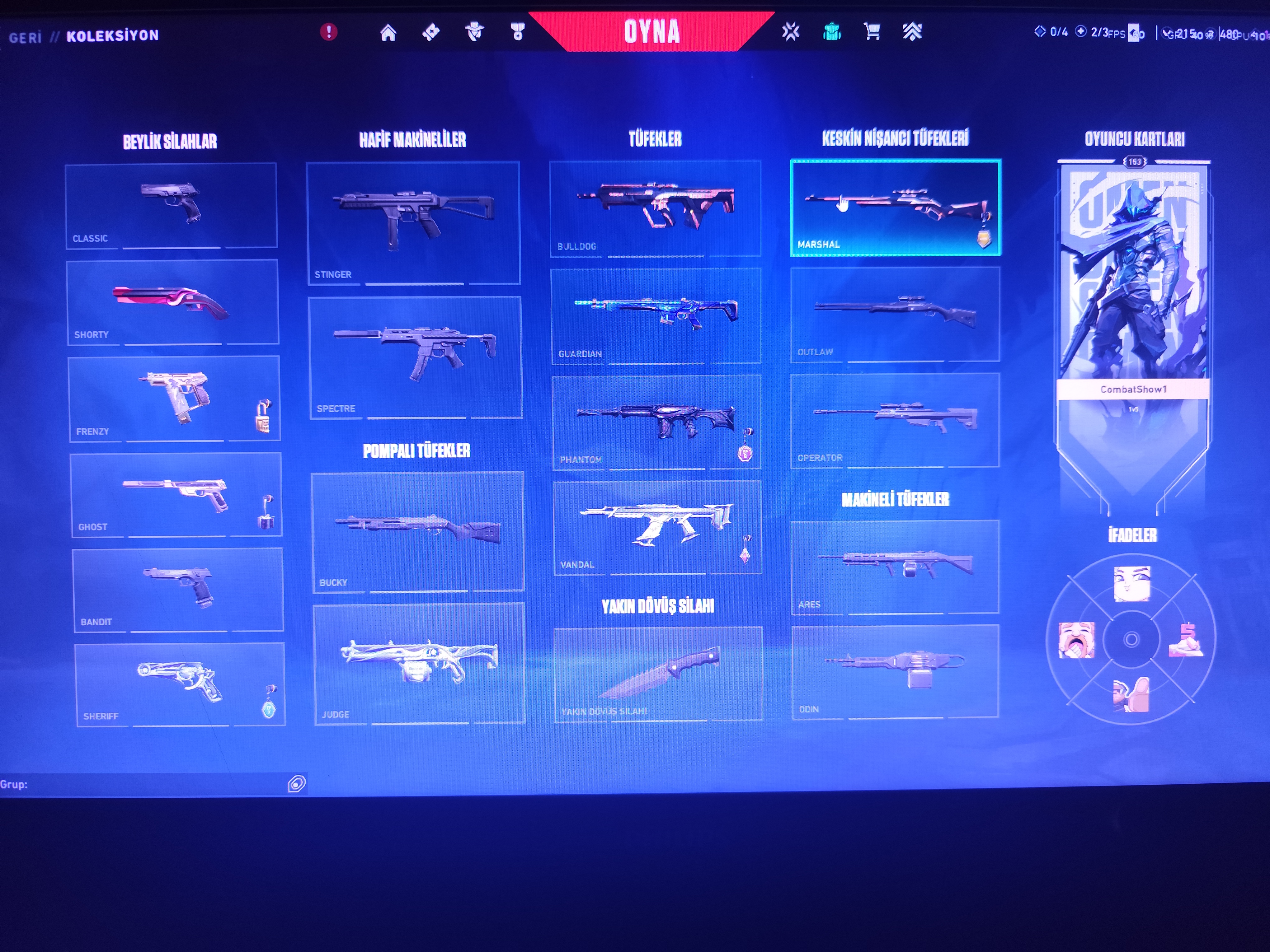 3k YATIRILMIŞ KURONOMİ VANDAL+YAĞMACI PHANTOM